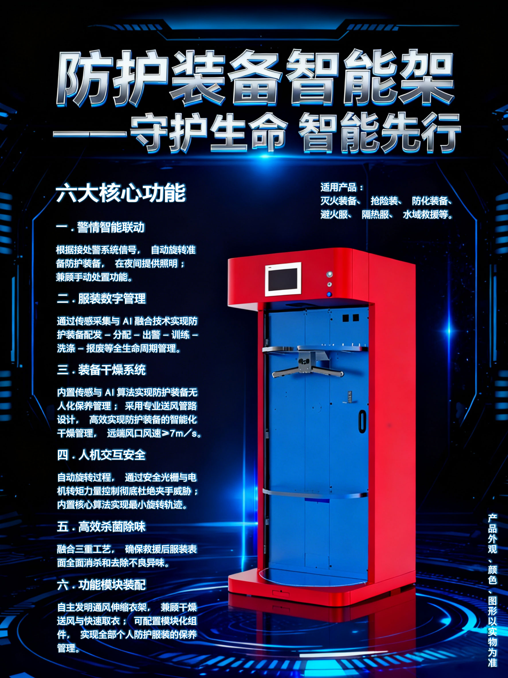 防护装备智能架